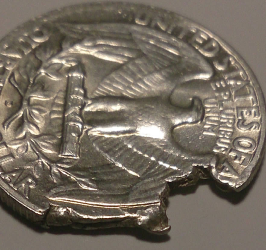 1960-D-Silver-Quarter-Drastic-Defective-Planchet